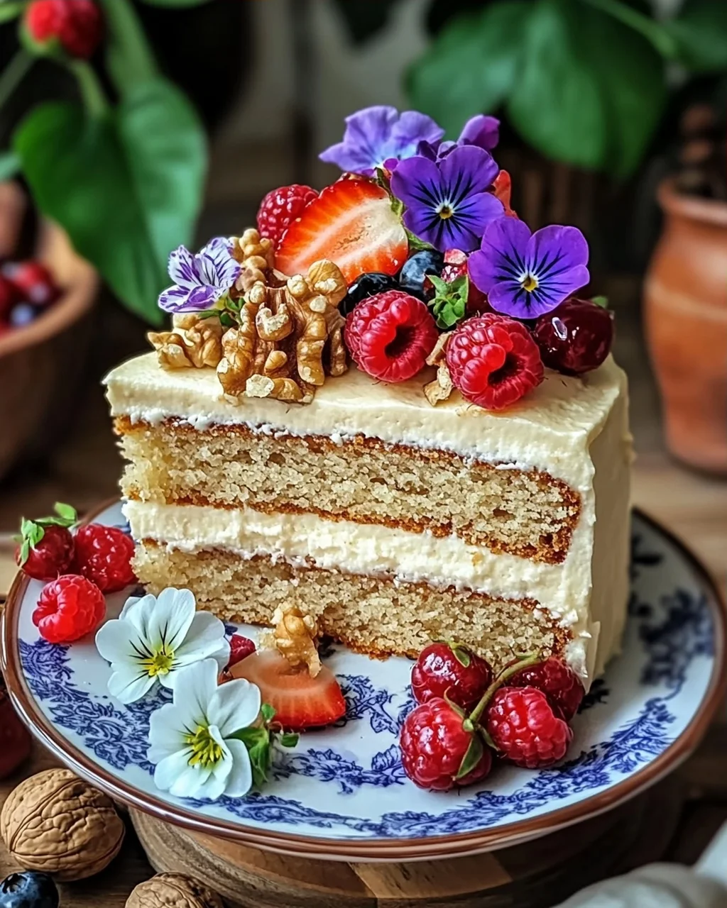 Ahorn-Walnuss-Kuchen für den perfekten Frühling