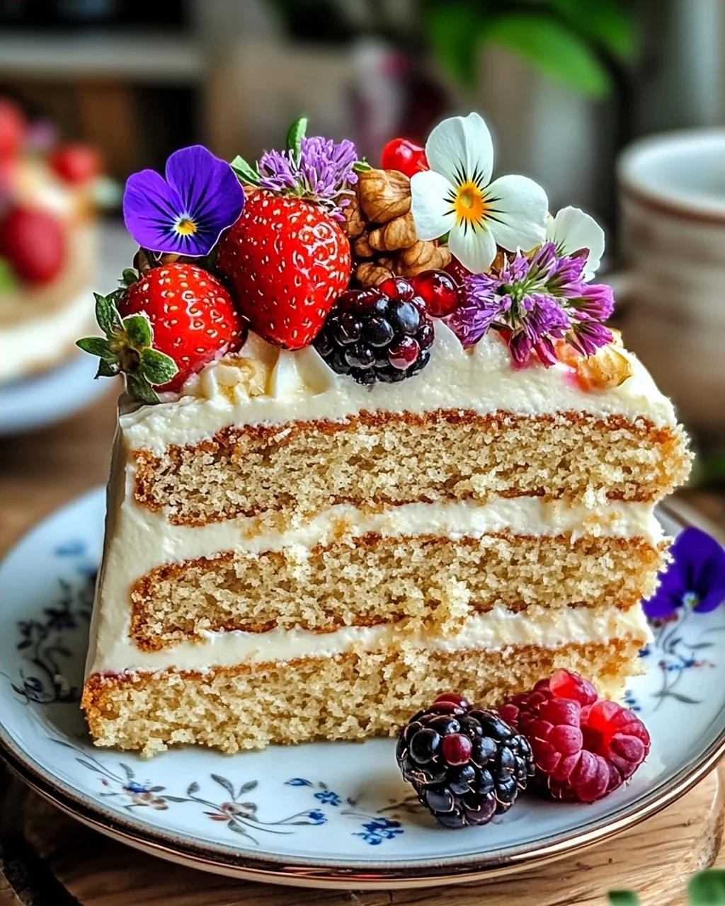 Ahorn-Walnuss-Kuchen für den perfekten Frühling