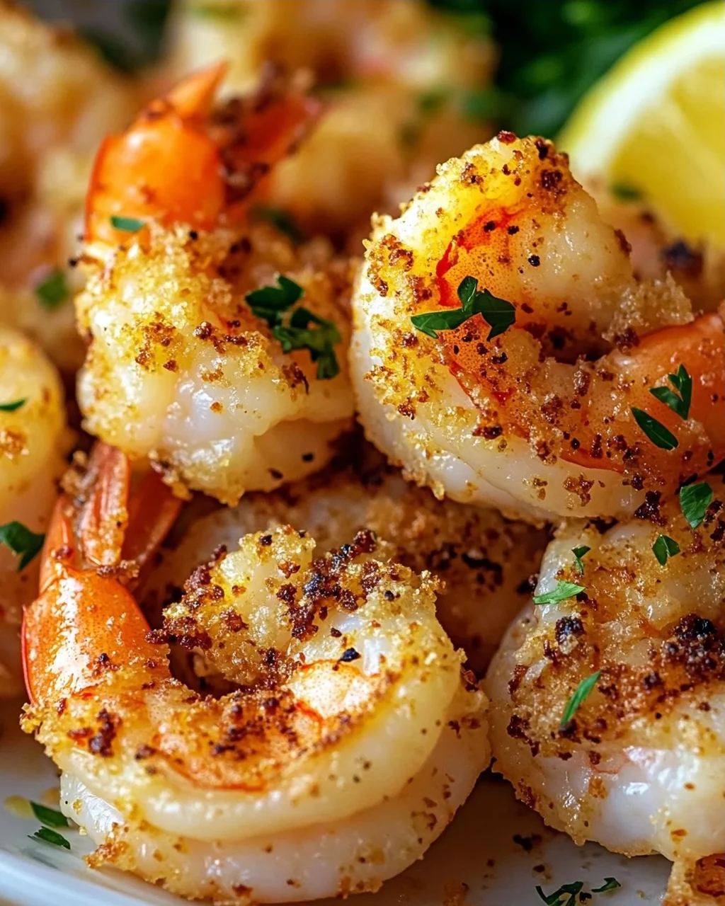 Air Fryer Knoblauch Parmesan Garnelen