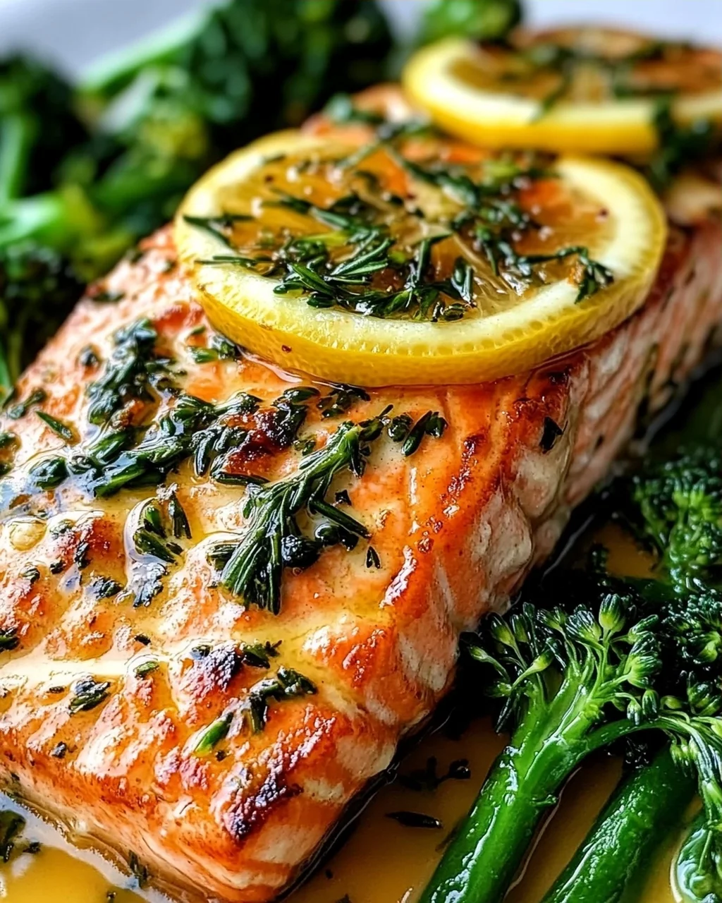 Buttergebackener Lachs mit Broccolini