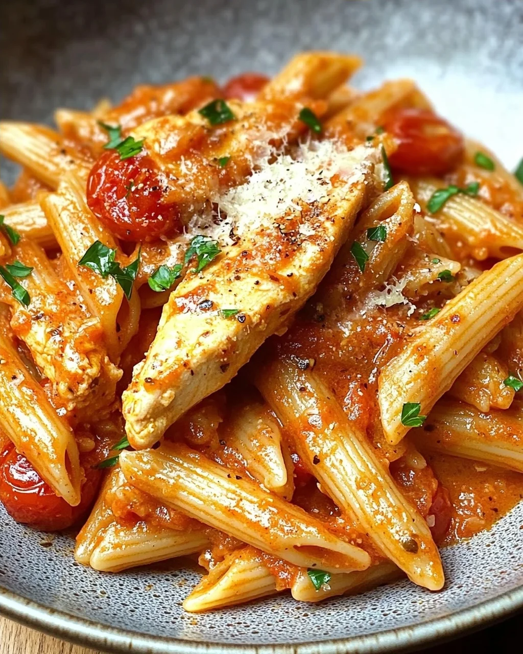 Cremiges Hähnchen all’Arrabbiata in 25 Minuten