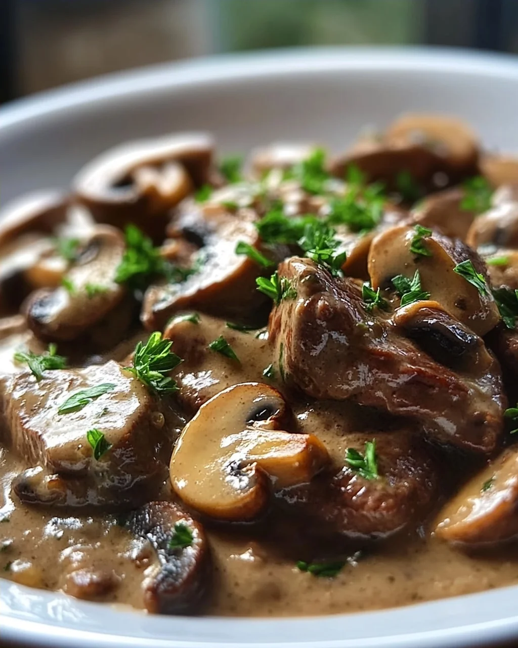 Cremiges Rindergeschnetzeltes in Pilzrahmsauce – schnell & lecker!