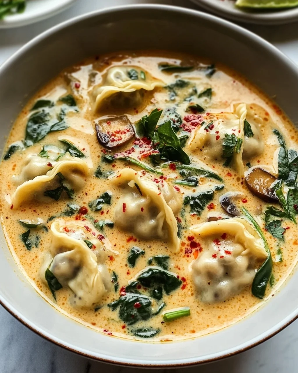 Das beste Rezept: Cremige Thai Dumpling Suppe – Unwiderstehlich