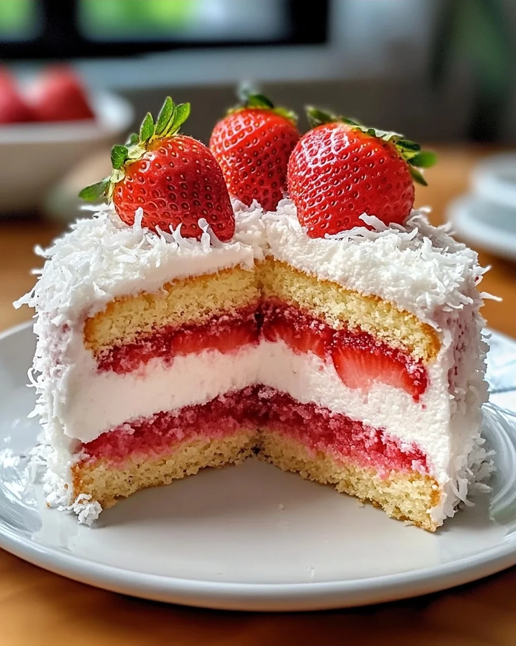 Erdbeer-Kokos-Schaumkuchen leicht gemacht