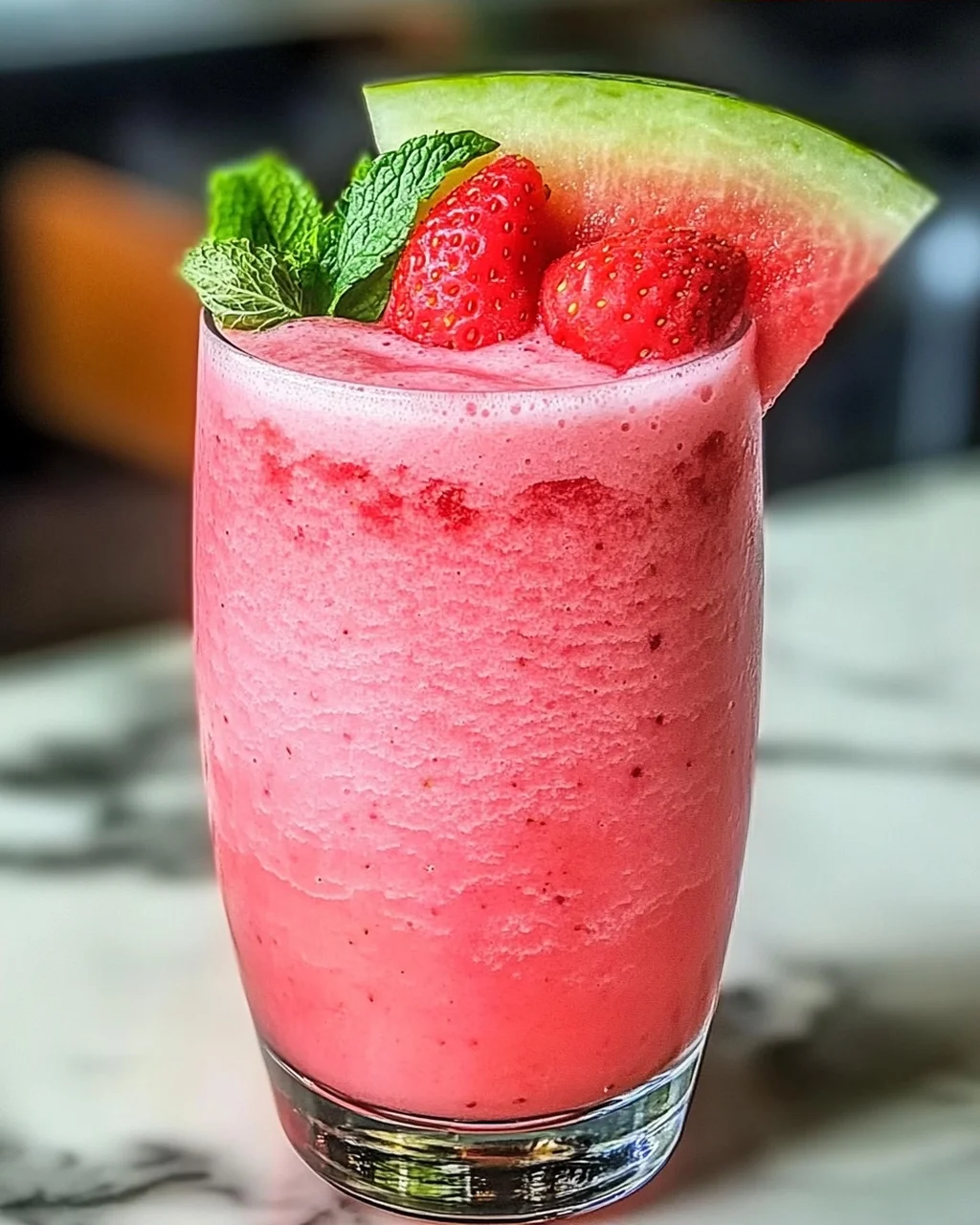 Erfrischender Wassermelonen-Smoothie für den Sommer