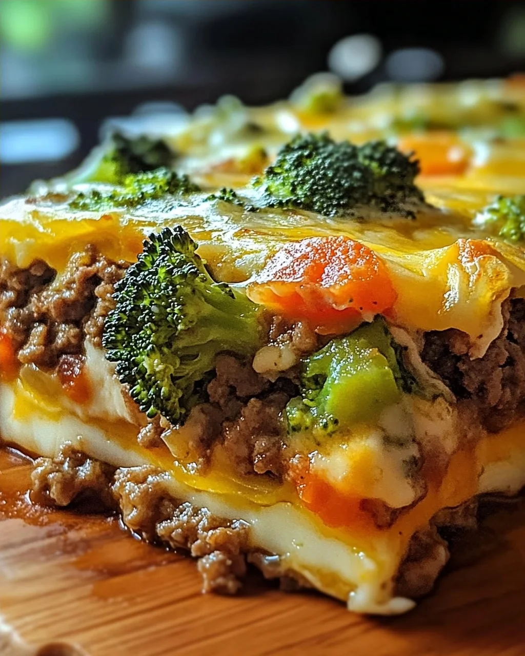 Fitness Auflauf mit Brokkoli und Rinderhack