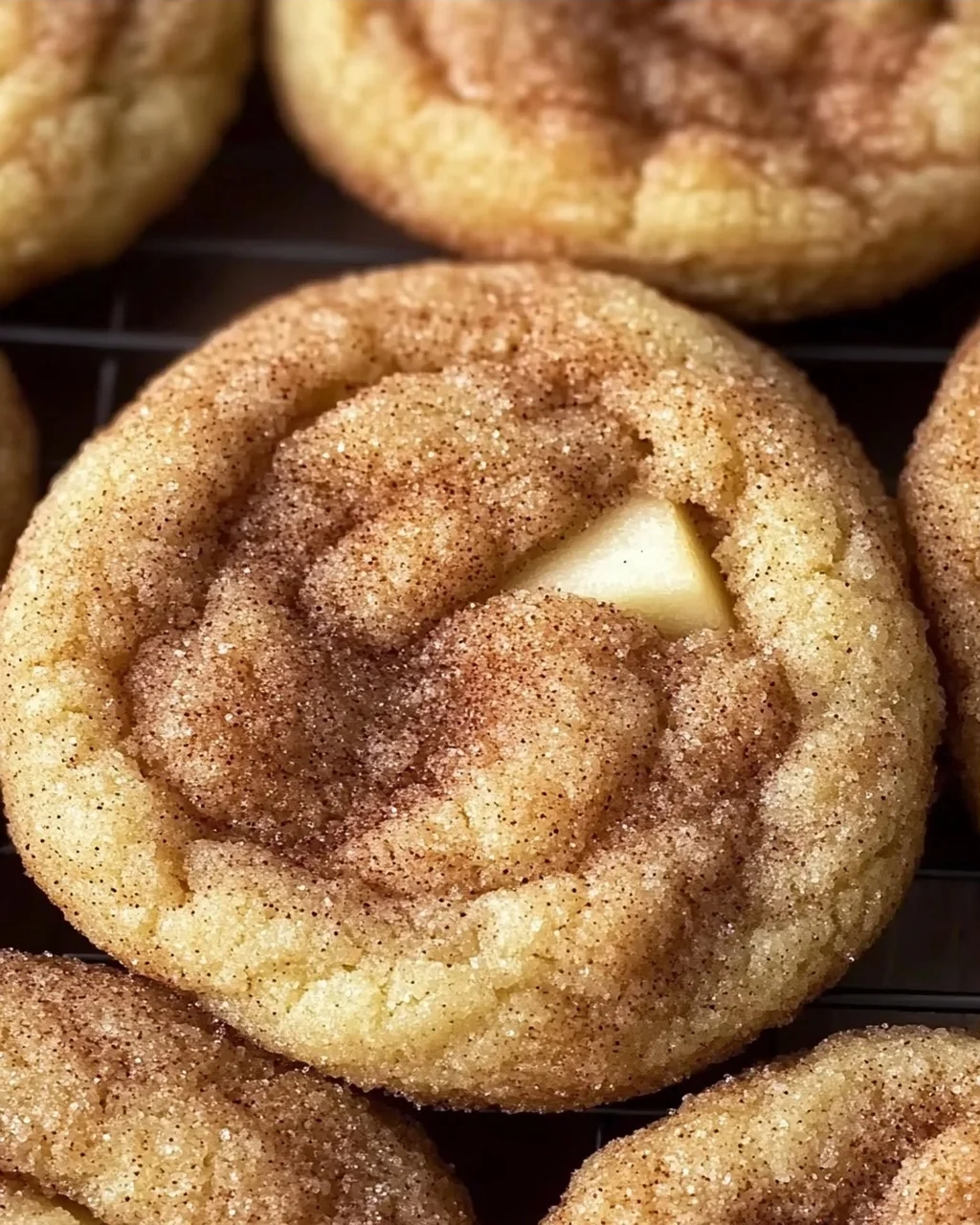 Gewürzte Apfel-Zimt Snickerdoodle Cookies
