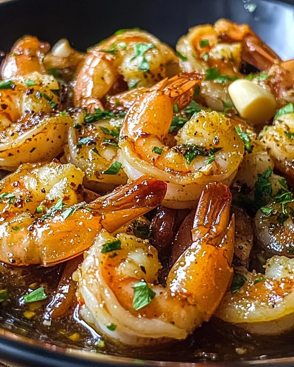 Hatch-Chili geräucherte Garnelen mit Knoblauchbutter