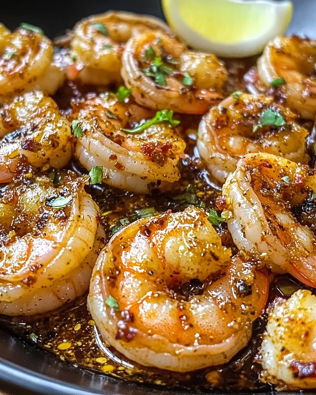 Hatch-Chili geräucherte Garnelen mit Knoblauchbutter