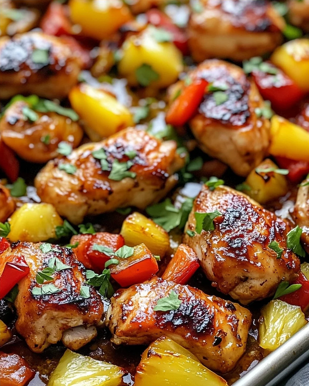 Hawaiian Chicken Sheet Pan
