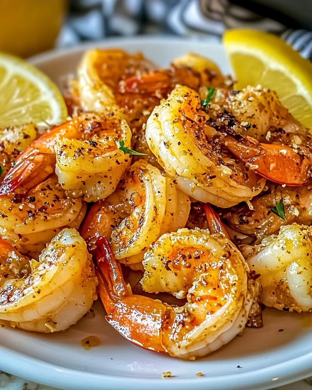 Hawaiianischer Knoblauch-Garnelen schnell zubereitet