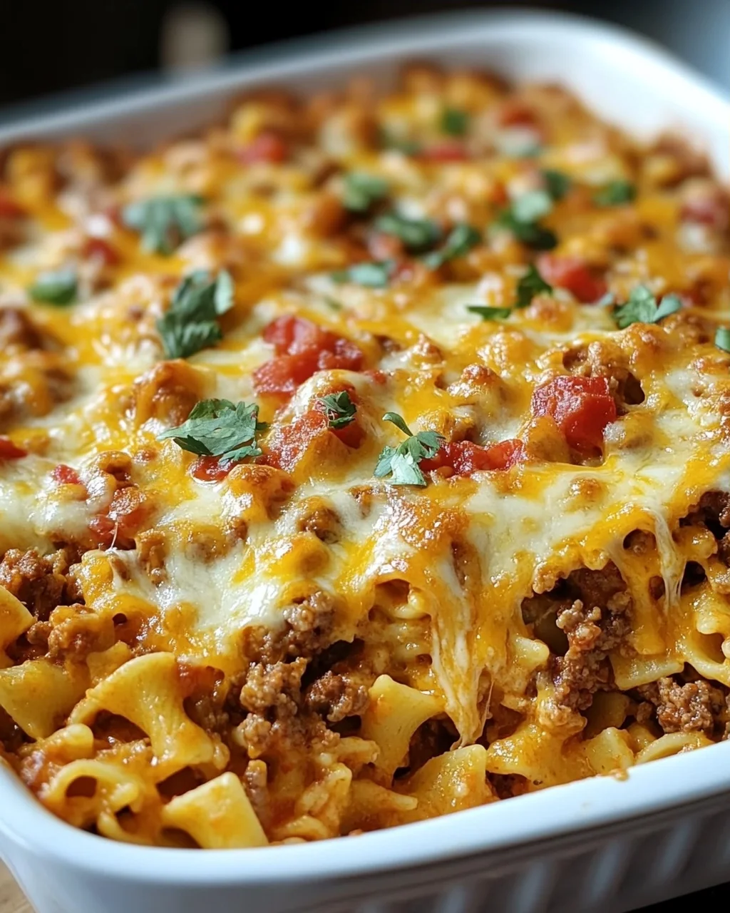 Käse-Taco-Stick-Pasta-Auflauf
