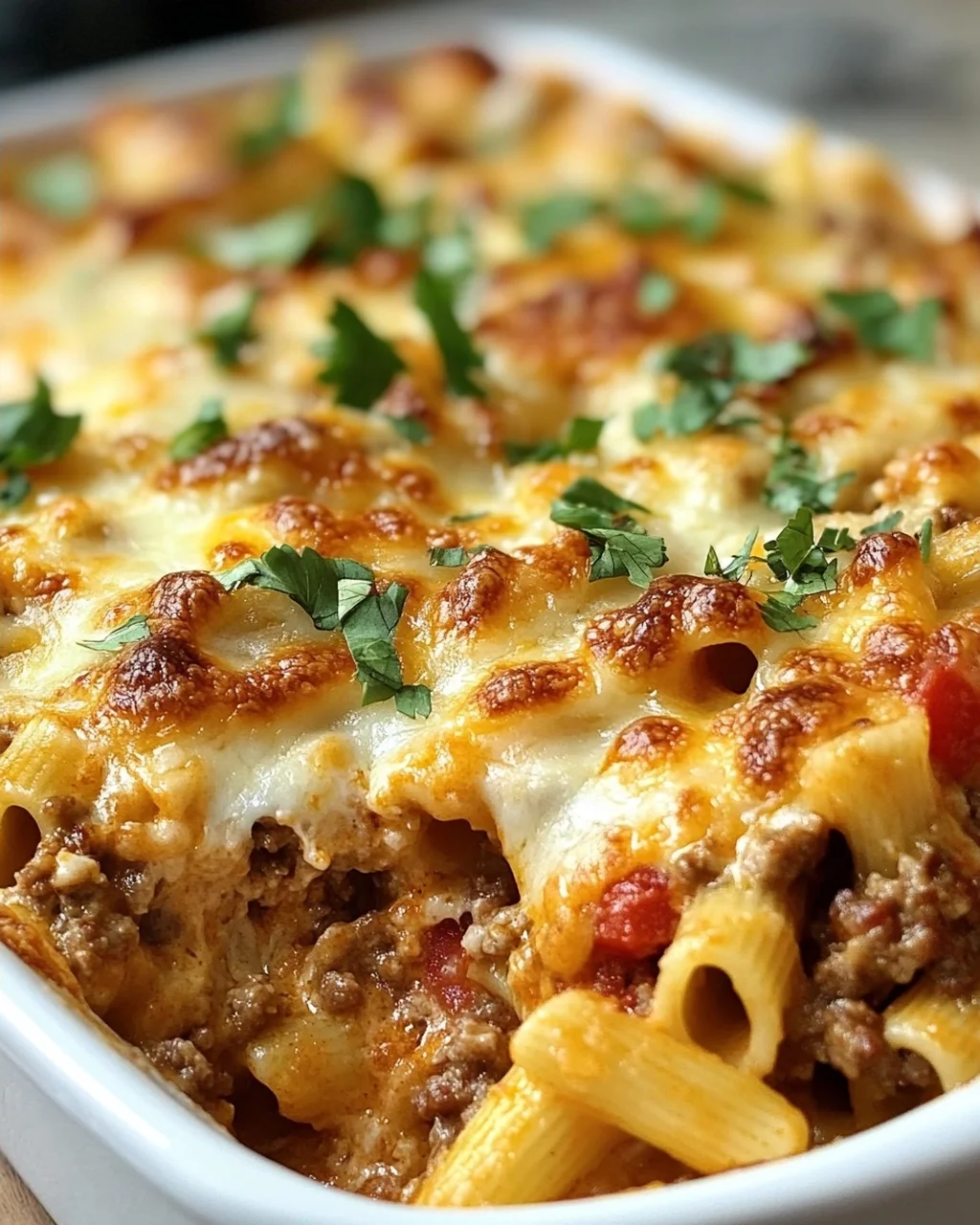 Käse-Taco-Stick-Pasta-Auflauf