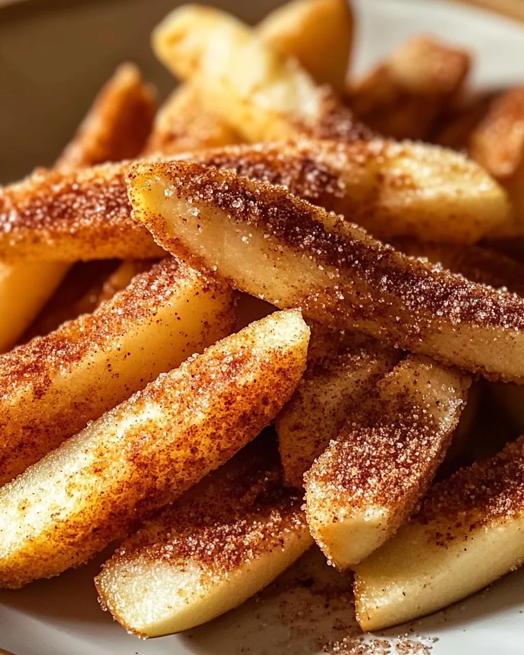 Knusprige Air Fryer Apfel-Pommes: Süßer Snack leicht gemacht!