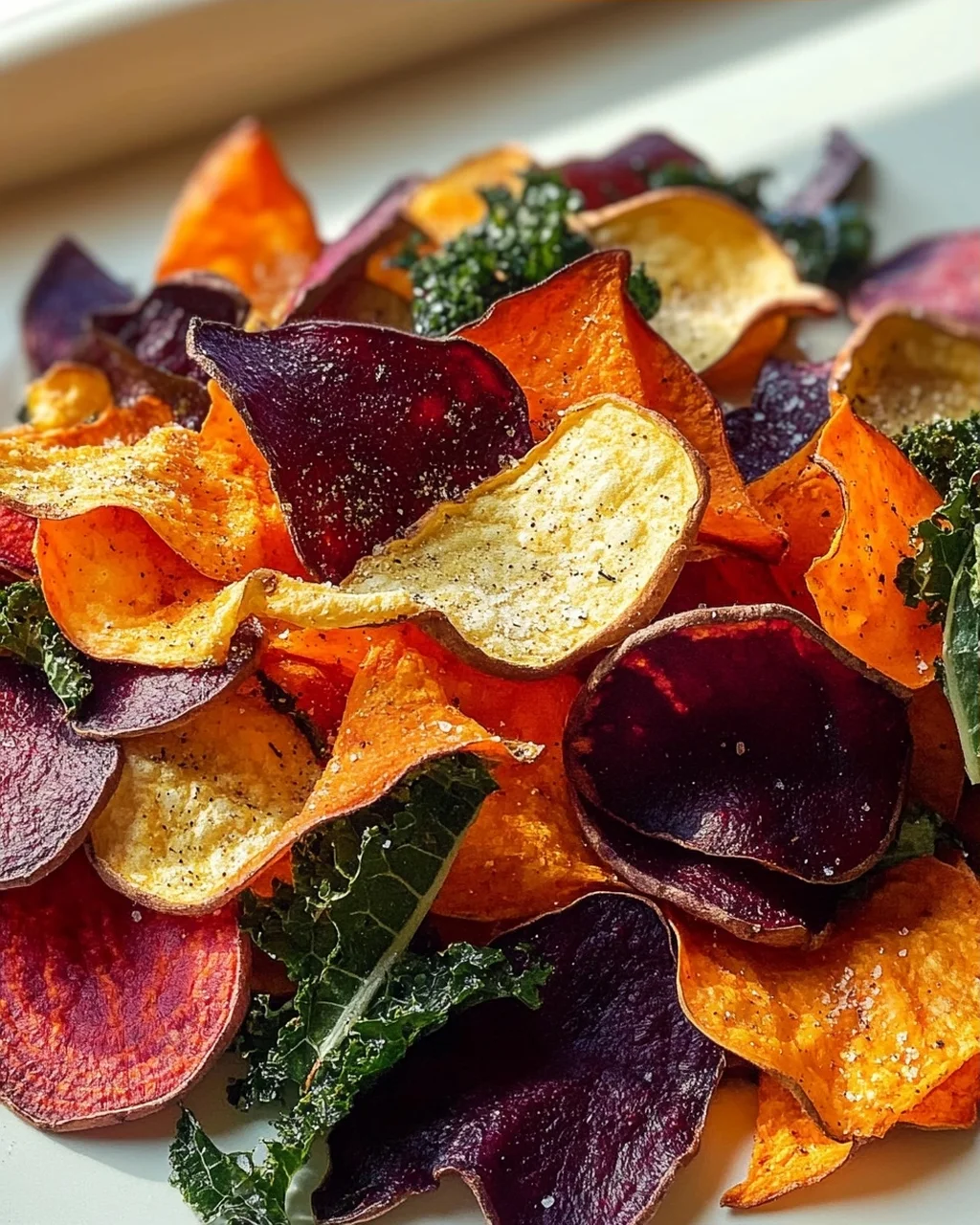 Knusprige Gemüsechips: Gesund, lecker & einfach aus dem Ofen!