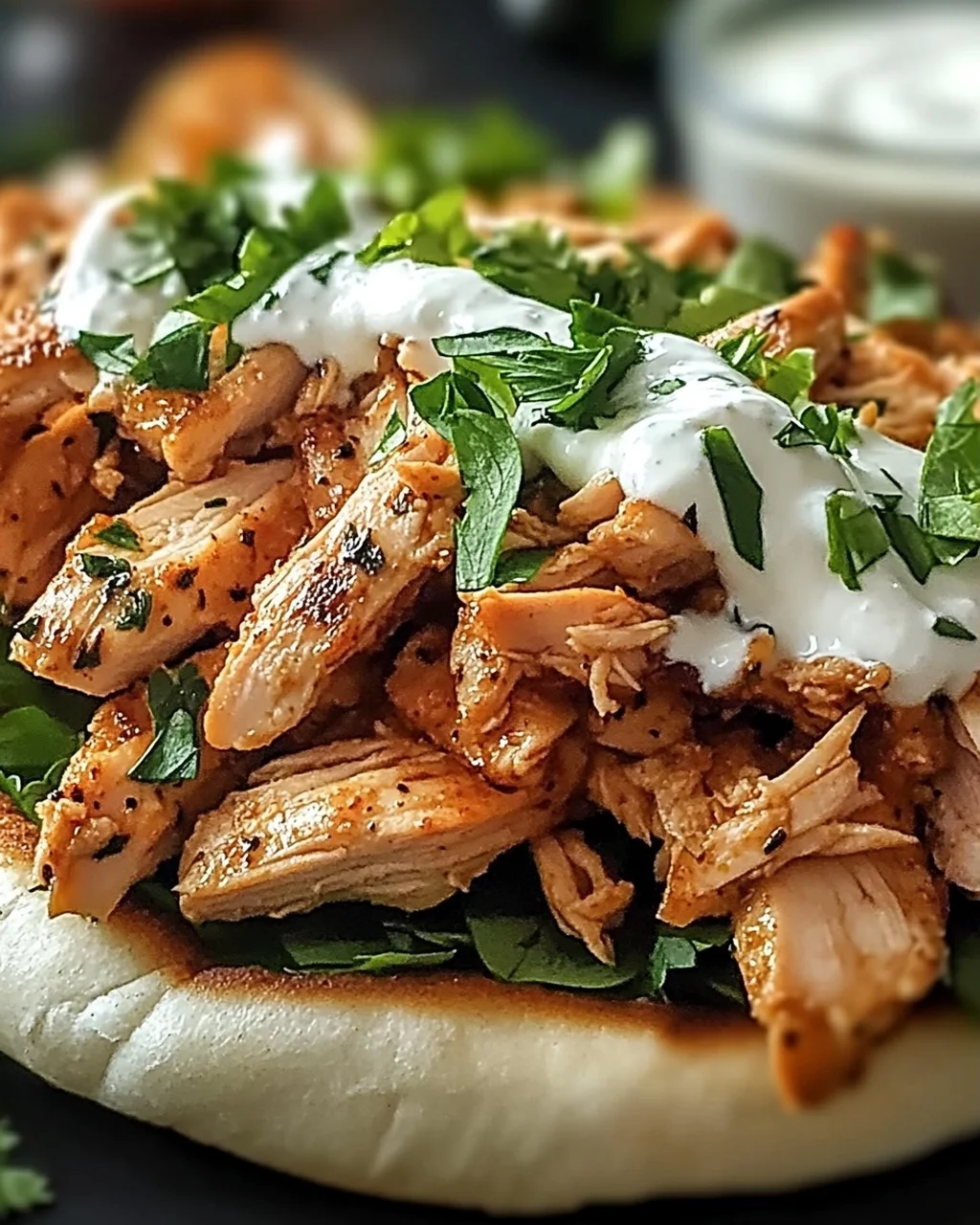 Köstliche Slow Cooker Hähnchen Gyros für jeden Tag