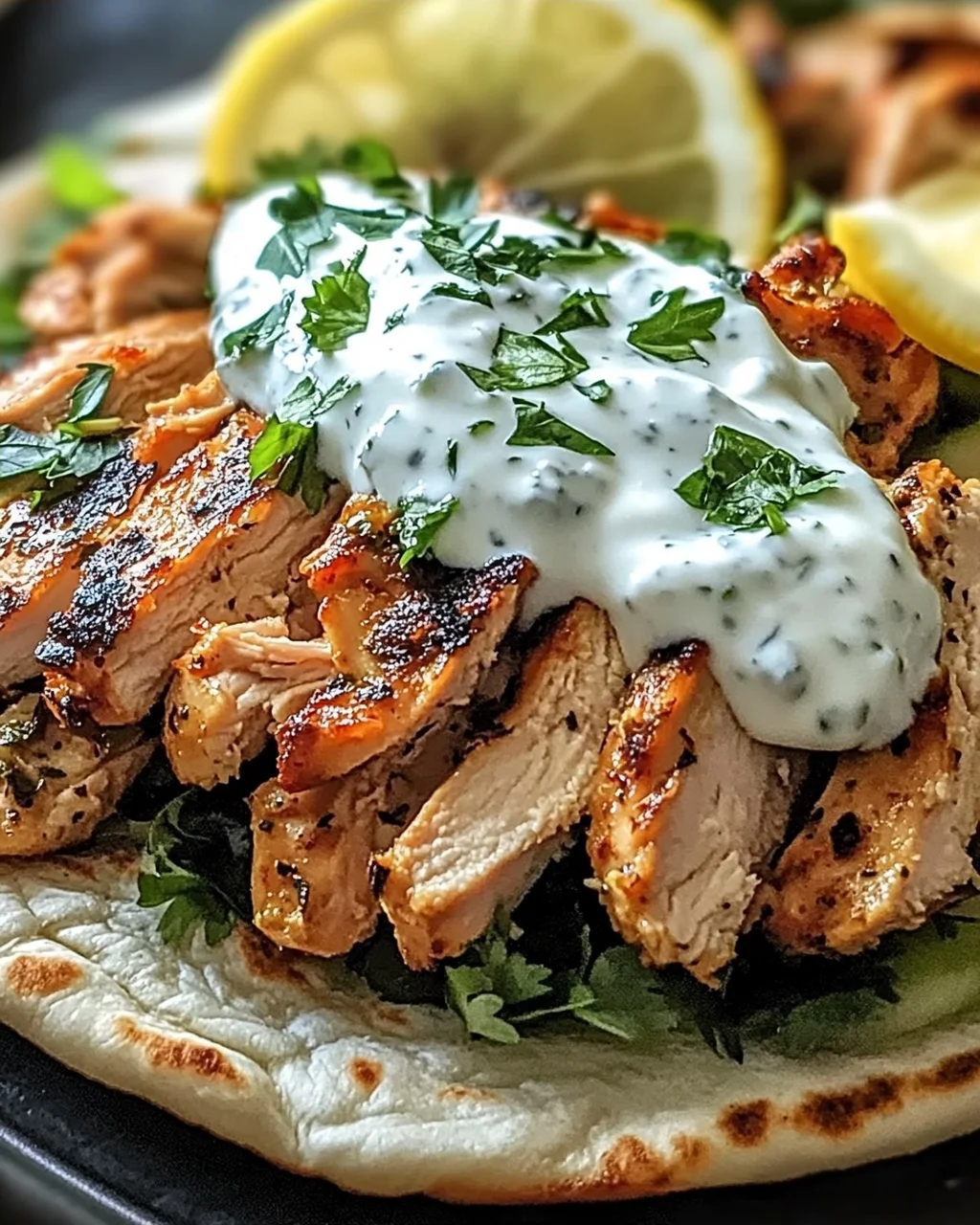 Köstliche Slow Cooker Hähnchen Gyros für jeden Tag