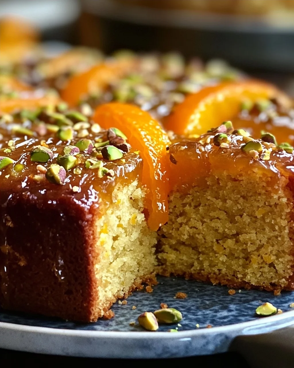 Köstlicher Kardamom Orangen Pistazien Tee Kuchen Rezept