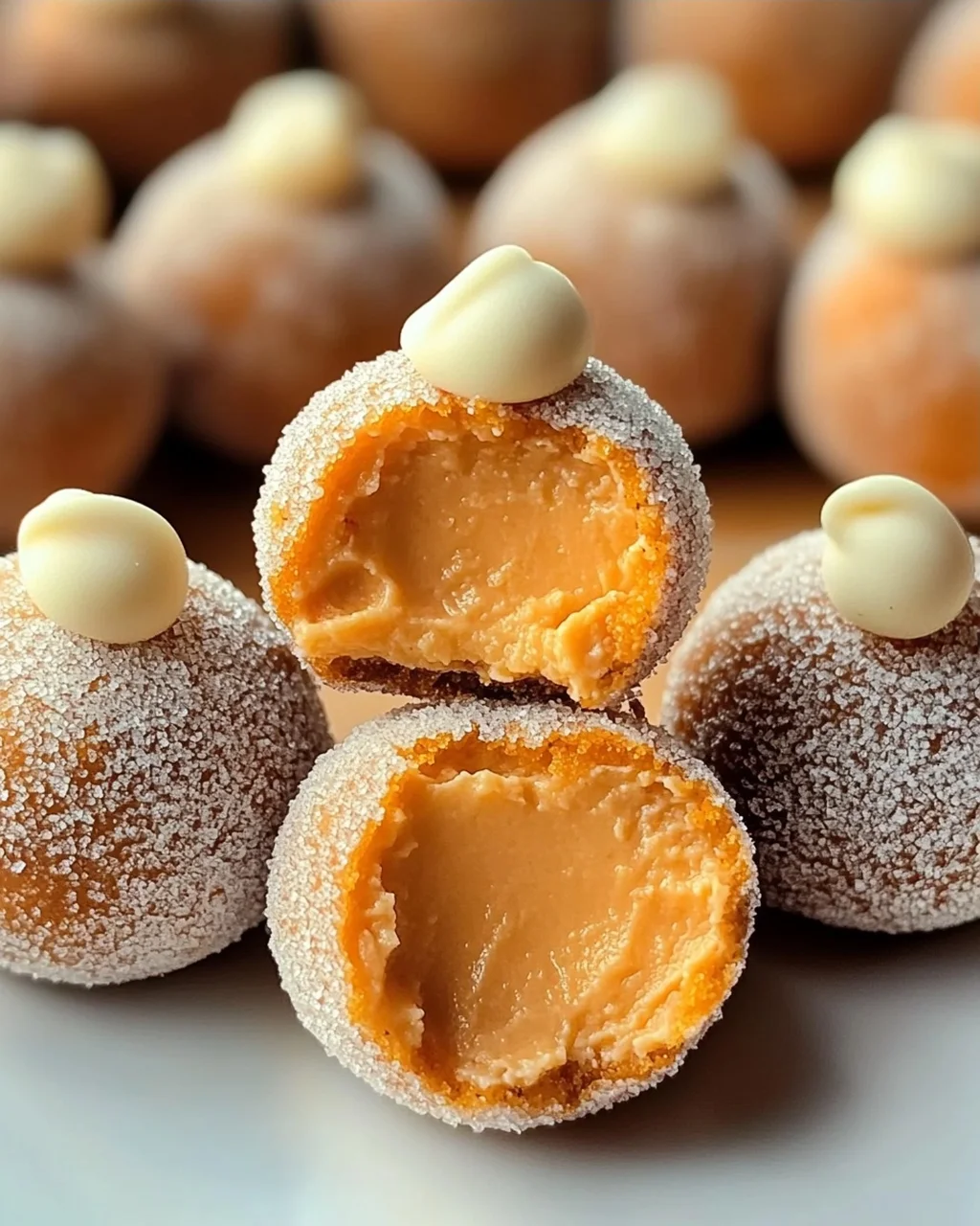 Kürbis Käsekuchen Pralinen für den perfekten Herbstsnack