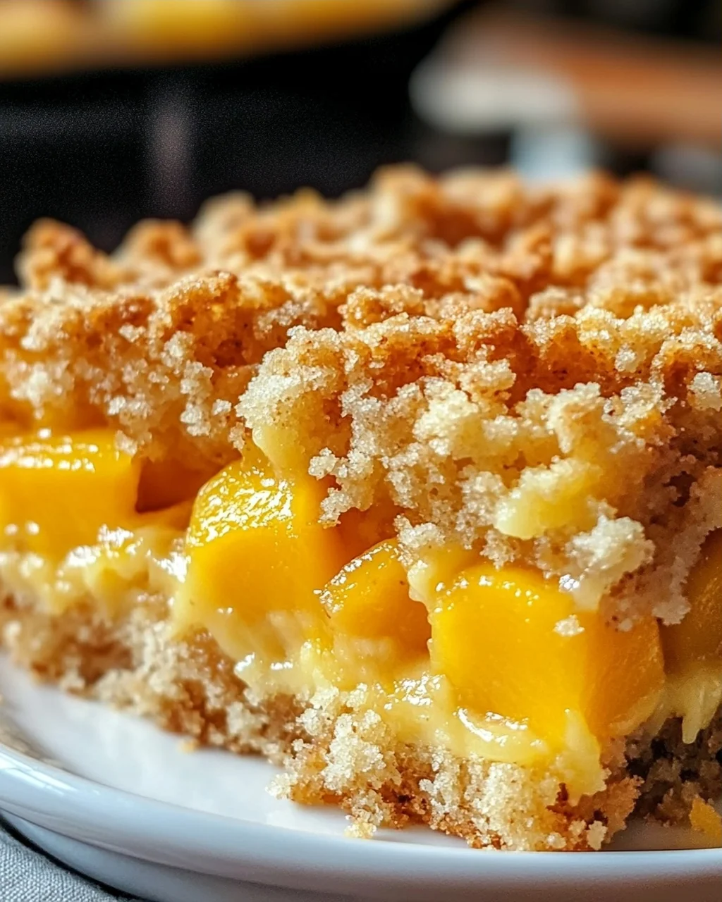 Mango-Streuselkuchen: Der perfekte Sommerschmaus