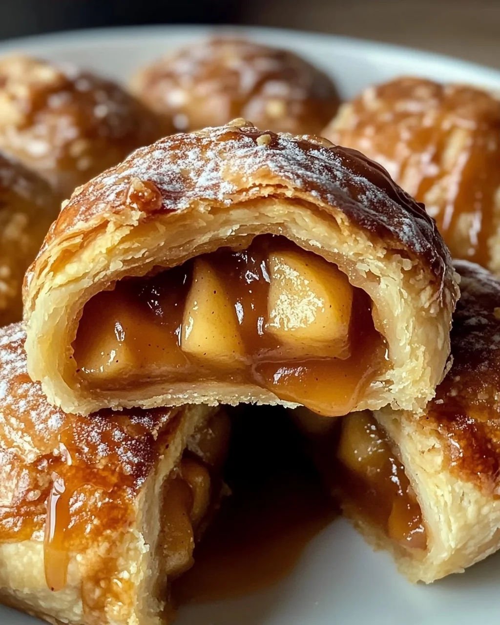 Mundwässernde Karamell Apfelkuchen Bombs