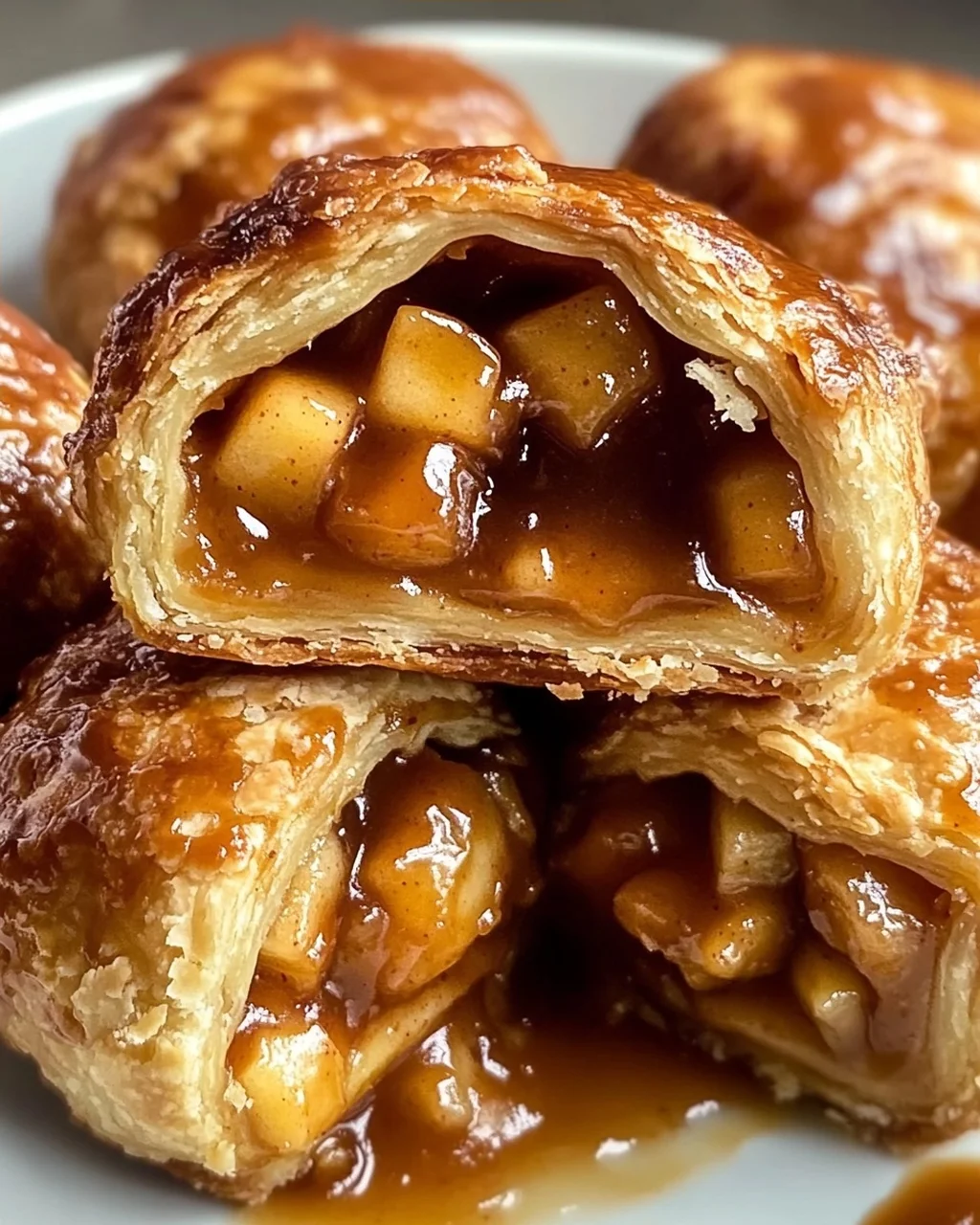 Mundwässernde Karamell Apfelkuchen Bombs