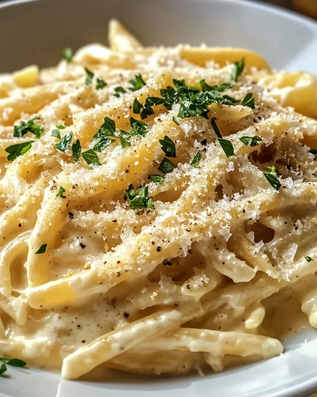 One Pot Cremige Knoblauch Pasta