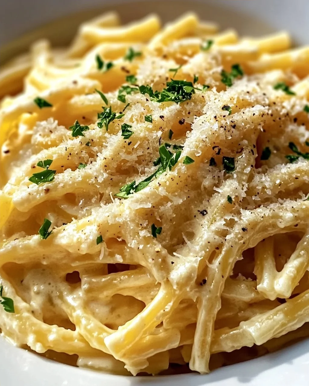 One Pot Cremige Knoblauch Pasta