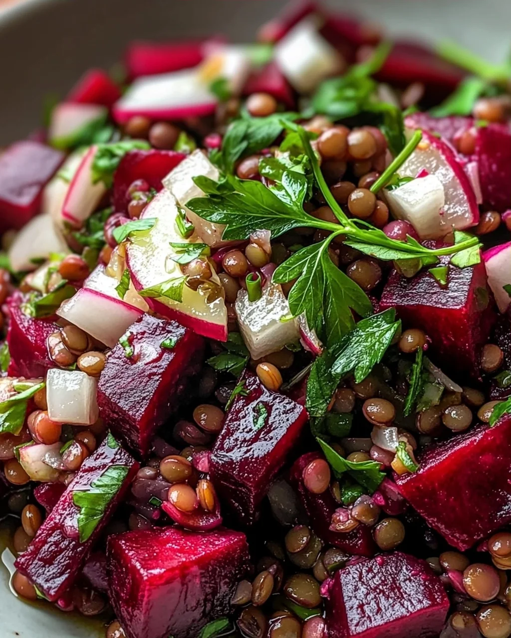 Rote Bete Linsen Salat: Einfaches Rezept für gesunden Genuss