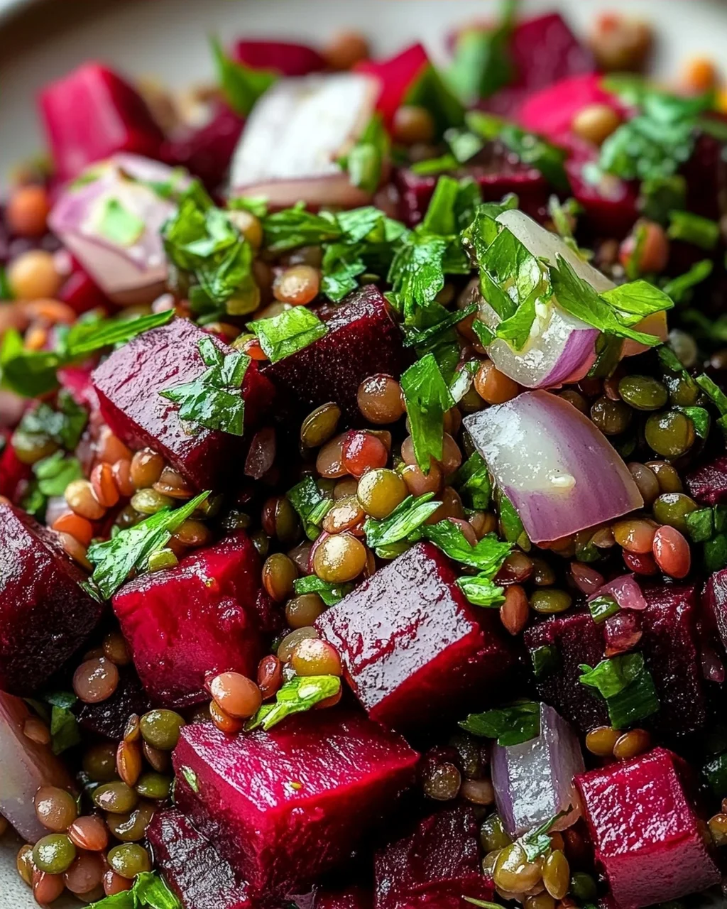 Rote Bete Linsen Salat: Einfaches Rezept für gesunden Genuss