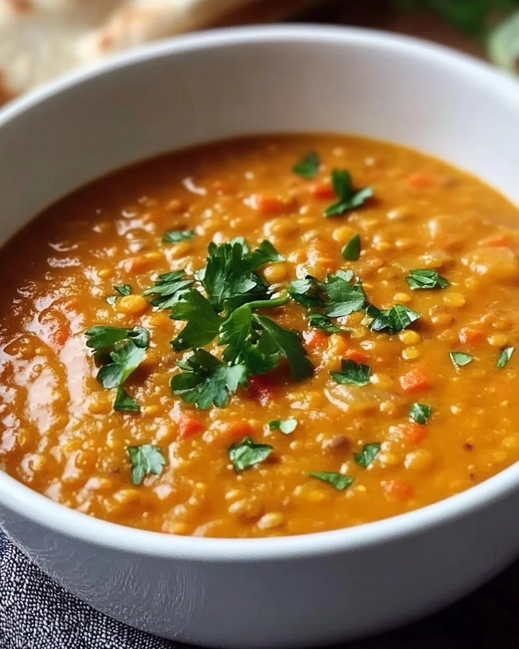 Rote Linsensuppe Kraftig Aromatisch