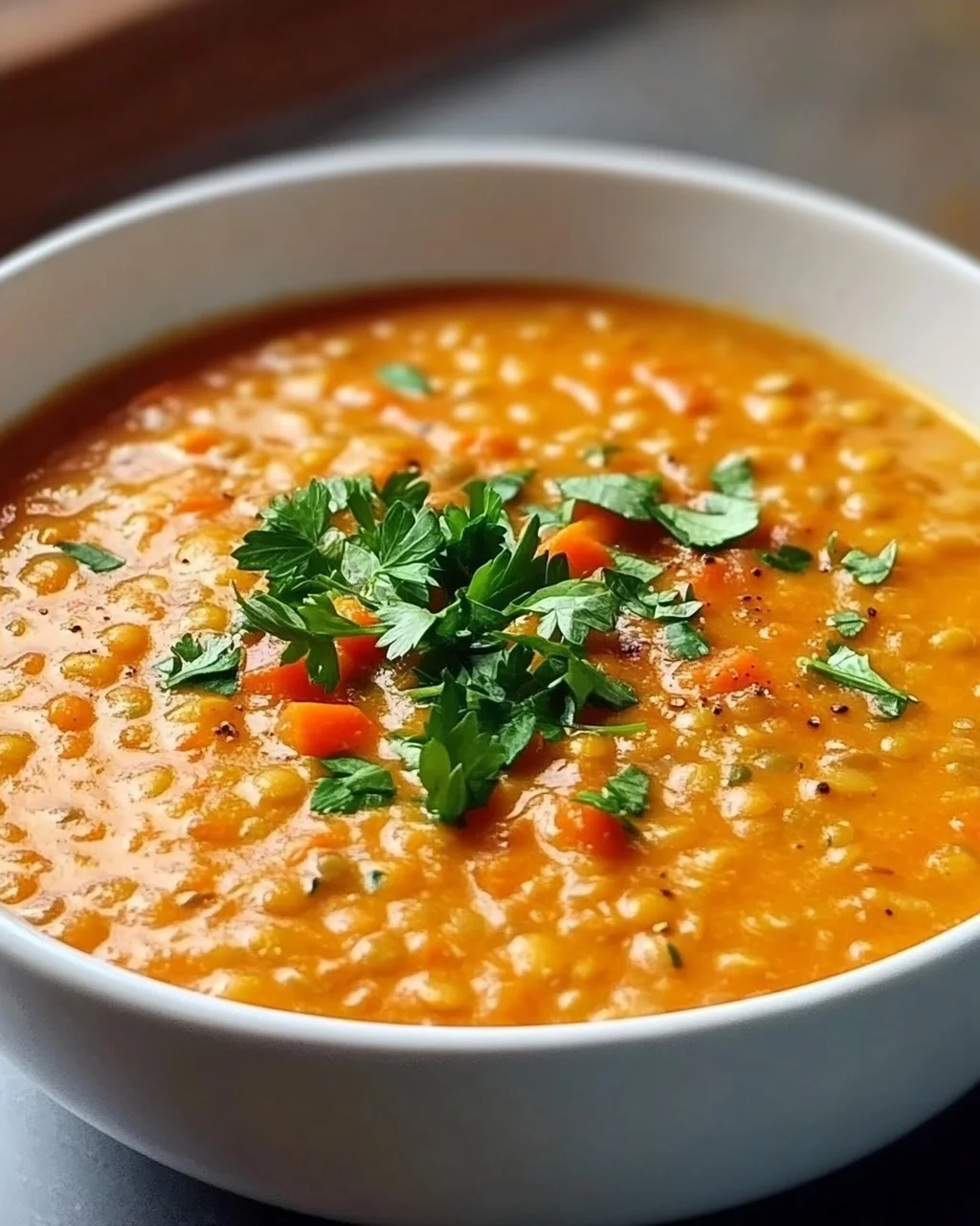 Rote Linsensuppe Kraftig Aromatisch