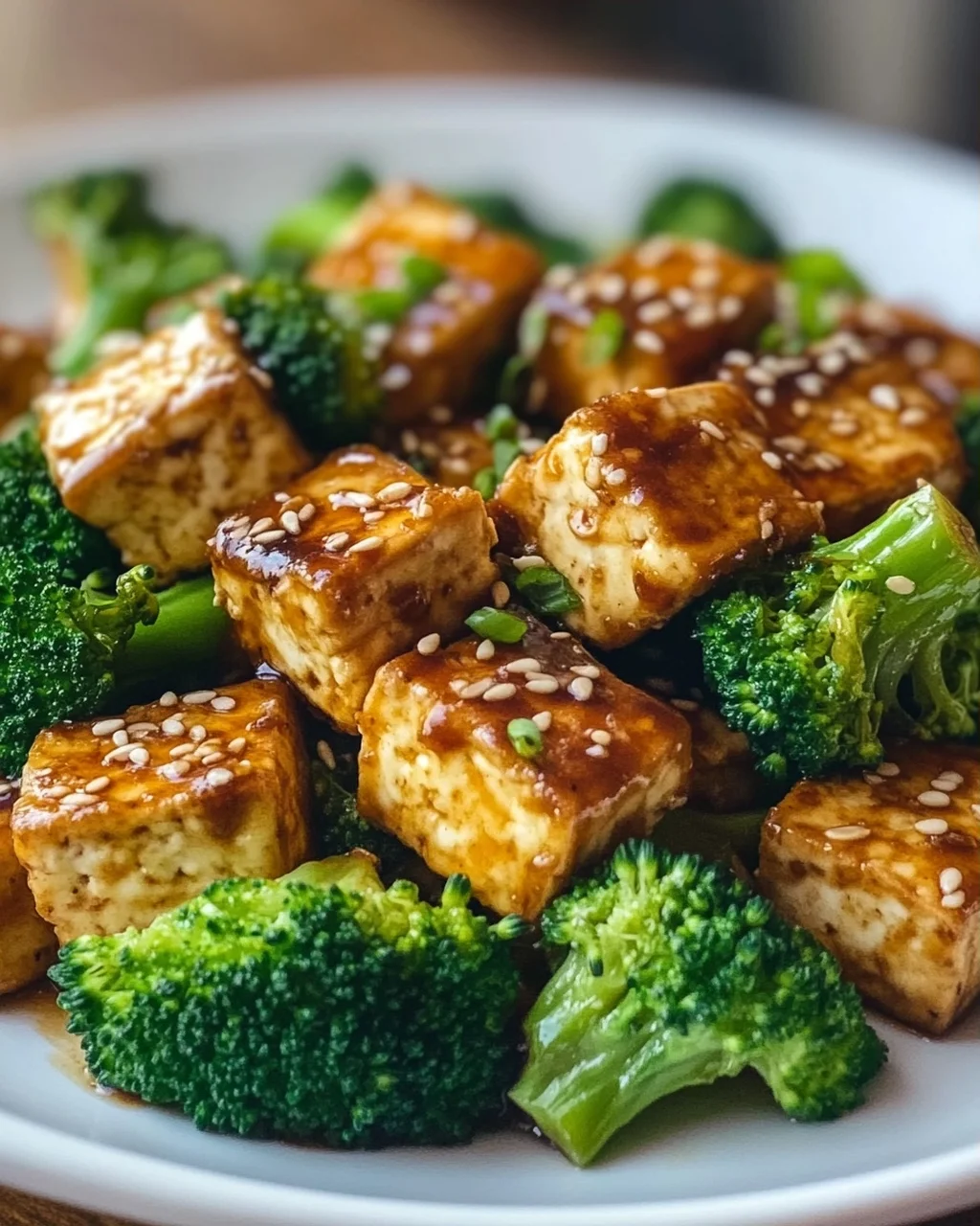 Schnelles Rezept: Gebackener Sesame Tofu & Brokkoli vom Blech