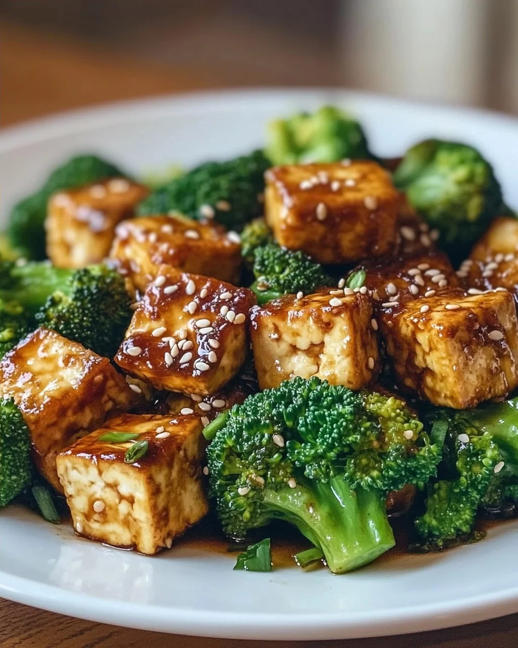 Schnelles Rezept: Gebackener Sesame Tofu & Brokkoli vom Blech