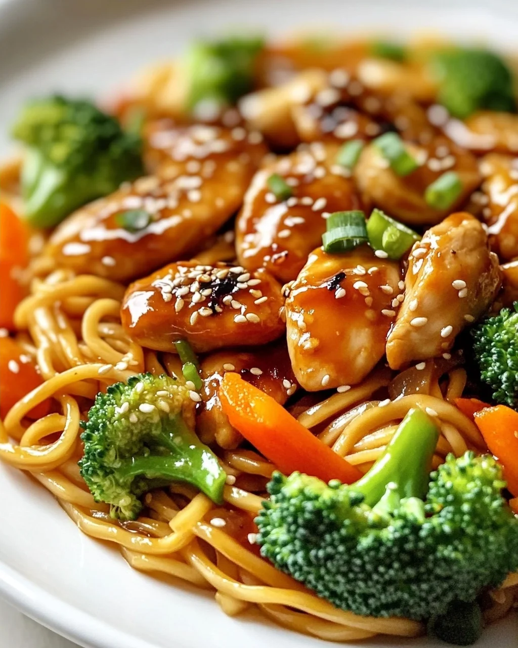 Sticky Garlic Chicken Noodles – Das ultimative Rezept!