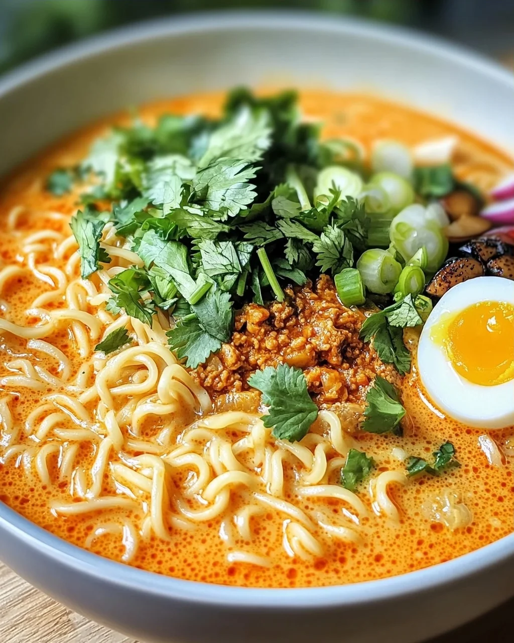 Thai Kokosnuss-Curry-Ramen in 30 Minuten