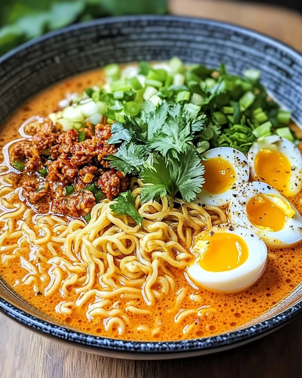 Thai Kokosnuss-Curry-Ramen in 30 Minuten