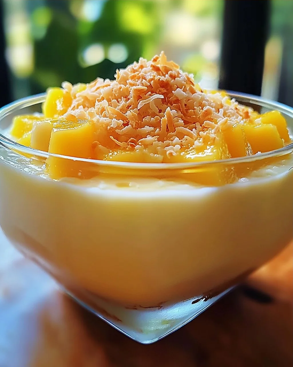 Thailändischer Kokosnuss-Pudding: Cremig und Lecker