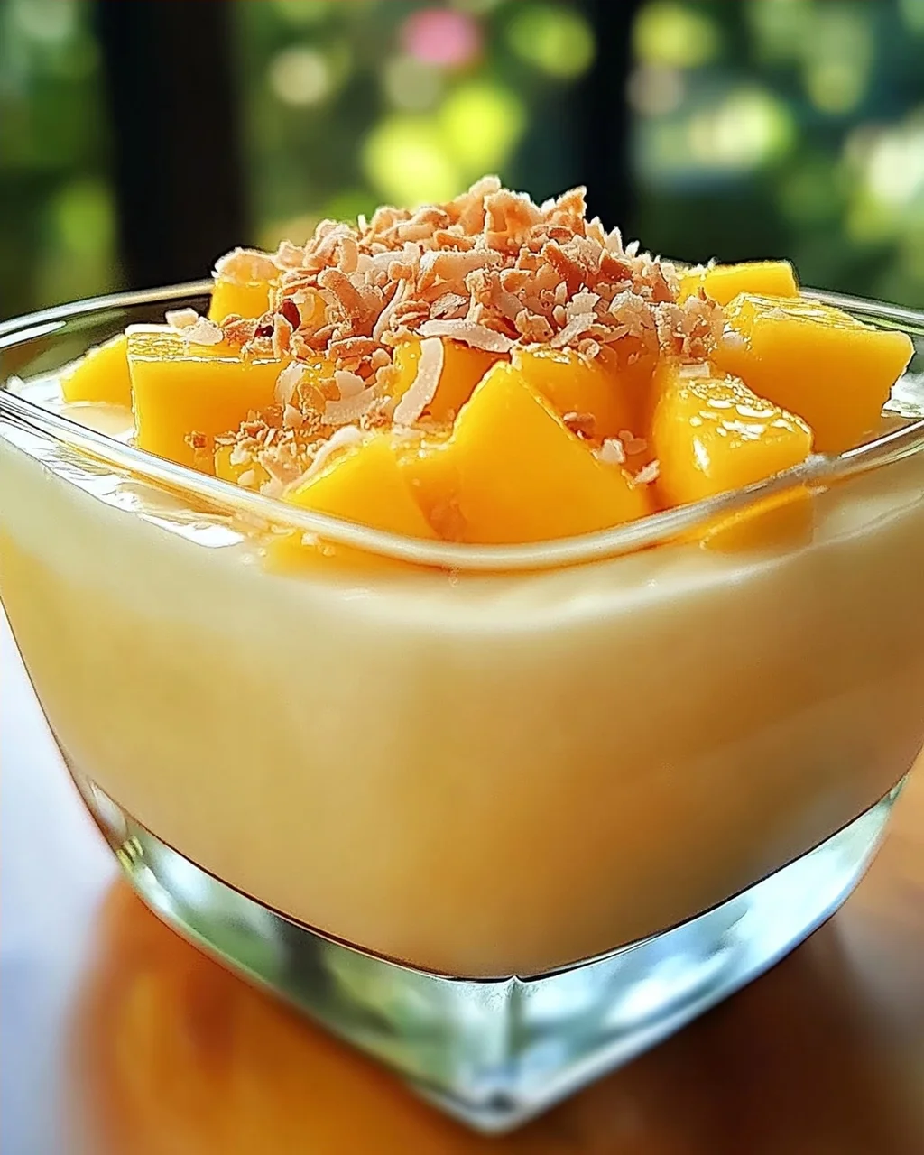 Thailändischer Kokosnuss-Pudding: Cremig und Lecker