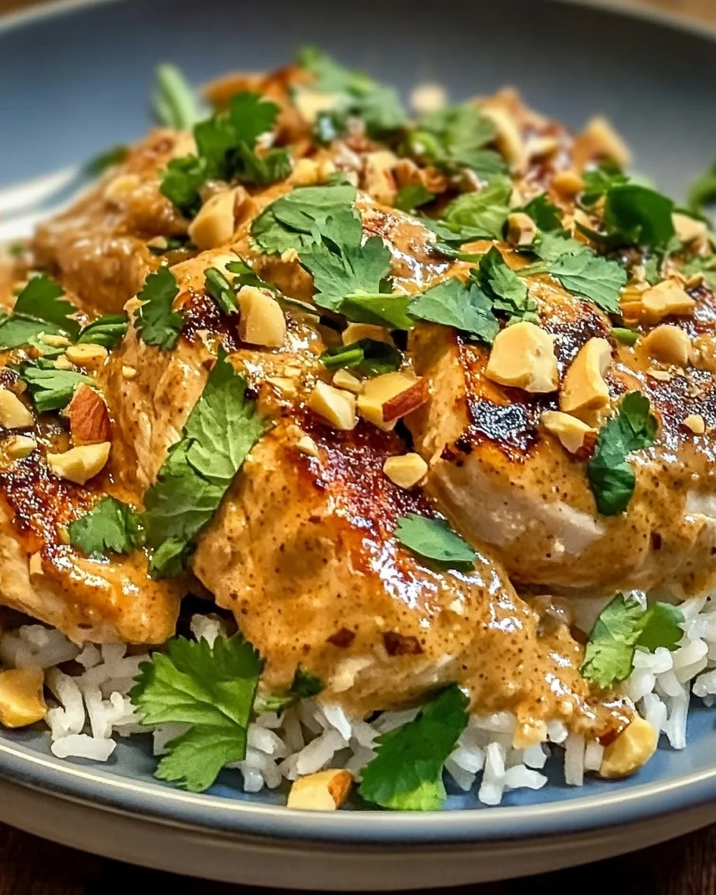 Unwiderstehliches Thai-Erdnuss-Hühnchen in 30 Min