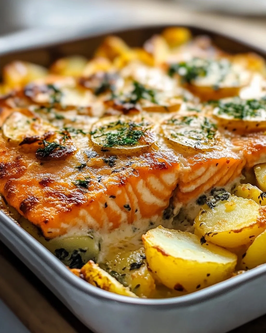 Zarter Lachs Auflauf mit Kartoffeln – Einfach und Lecker!