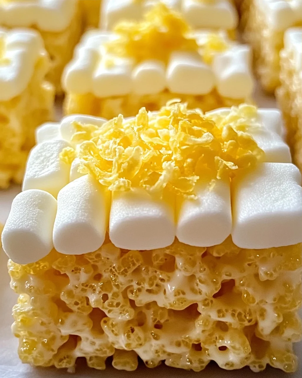 Zitronen Rice Krispy Leckerbissen für jeden Anlass