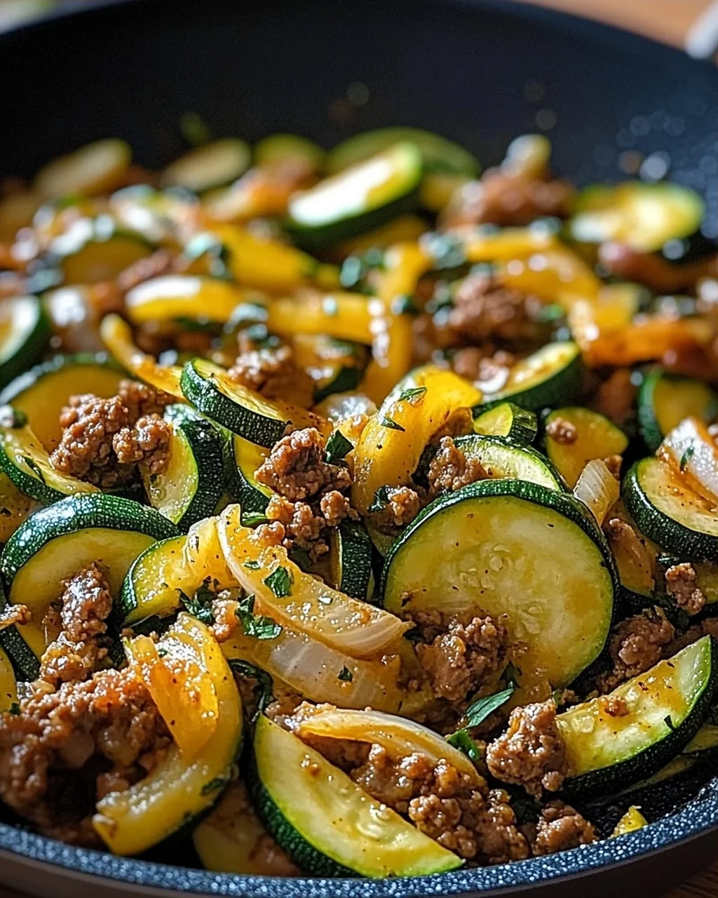 Zucchini-Hack-Pfanne