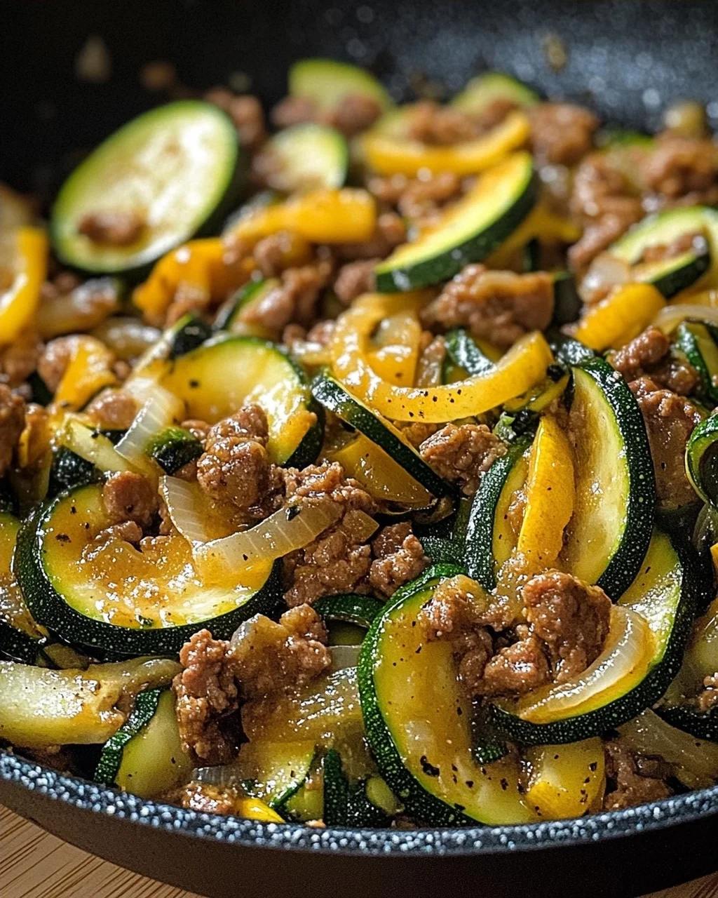Zucchini-Hack-Pfanne